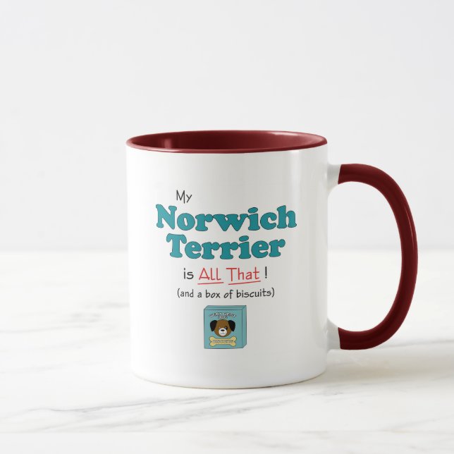 My Norwich Terrier is All That! Mug (Right)