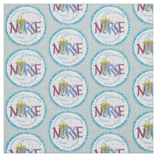 My nurse motto  fabric
