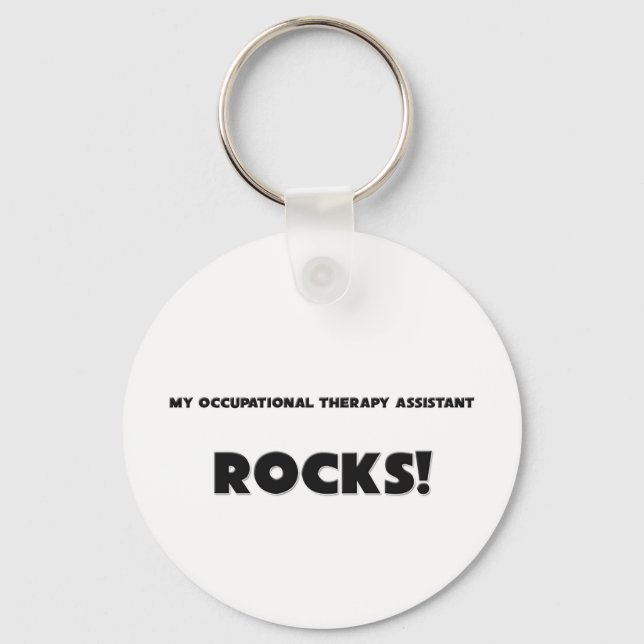 MY Occupational Therapy Assistant ROCKS! Keychain (Front)