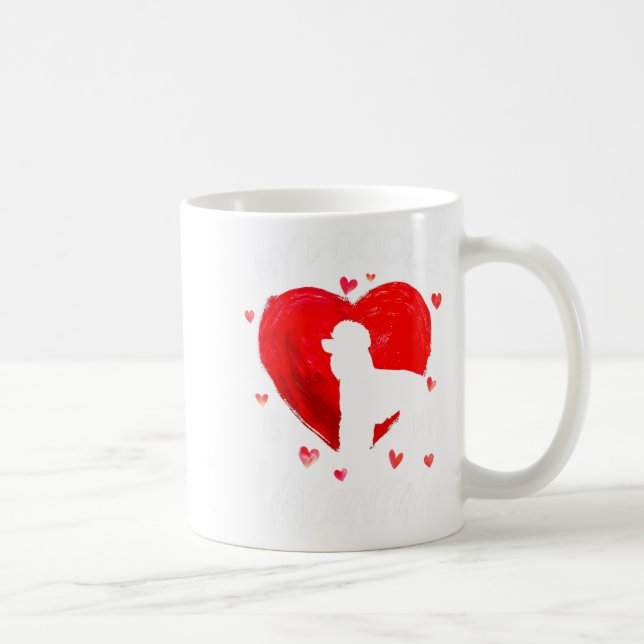 My Odle Is My Valentine Hearts Odle Dog Valent  Coffee Mug (Right)