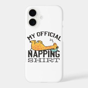 My official napping shirt - Lazy sleeping Giraffe