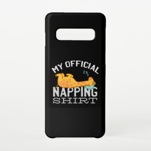 My official napping shirt - Lazy sleeping Giraffe Samsung Galaxy Case