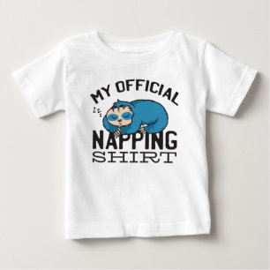 My official napping shirt - Lazy sleeping Sloth