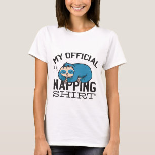 My official napping shirt - Lazy sleeping Sloth
