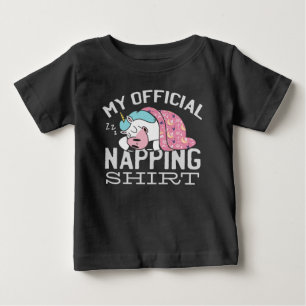 My official napping shirt - Lazy sleeping Unicorn