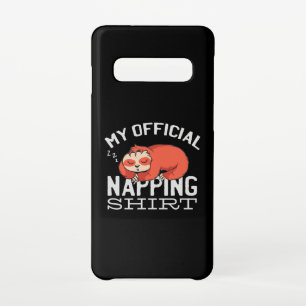 My official napping shirt Sloth Samsung Galaxy Case