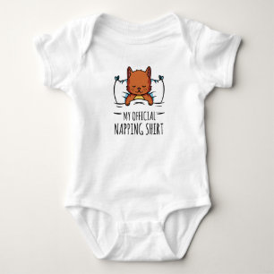 My official napping shirt with sleeping Cat