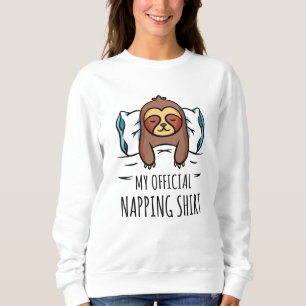 My official napping shirt with sleeping Sloth
