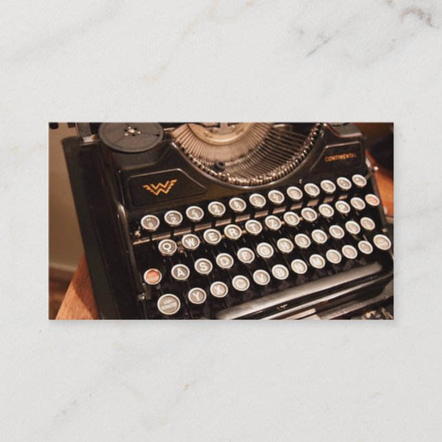 My Old Keyboard Business Card (Front)