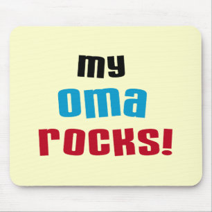 My Oma Rocks T-shirts and Gifts Mouse Pad