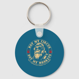 My On Not Circus Not Monkeys Gorilla Keychain