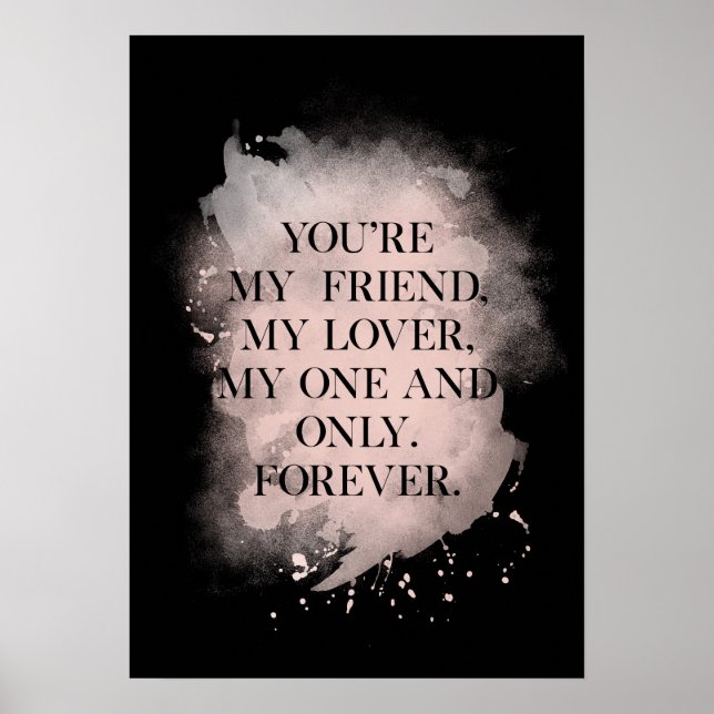 My one and only poster (Front)