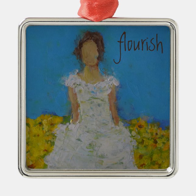 My one word: flourish metal ornament (Front)