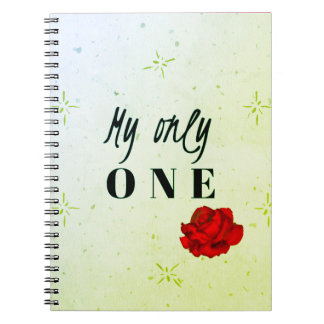 My Only one logo design Notebook