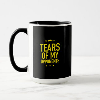 My opponents funny boxing quote mug