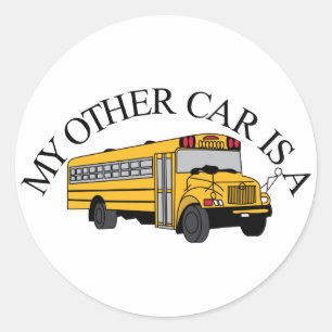 My Other Car Classic Round Sticker