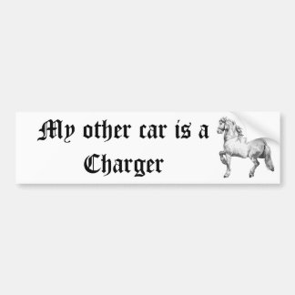 My other car is a Charger Bumper Sticker