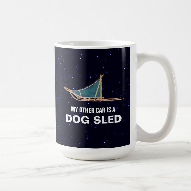 My Other Car Is A Dog Sled Coffee Mug (Right)