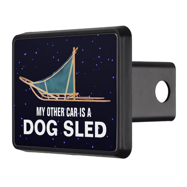 My Other Car Is A Dog Sled Trailer Hitch Cover (Left)