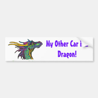 My Other Car is a Dragon Bumper Sticker