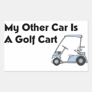 My Other Car is A Golf Cart Sticker