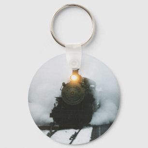 My other car is a steam engine keychain