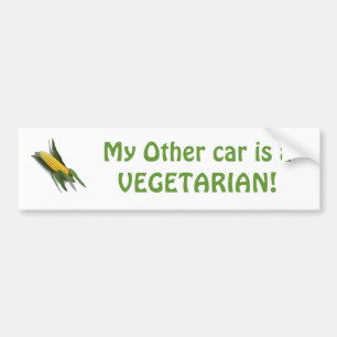 My Other Car is a Vegetarian Bumper Sticker