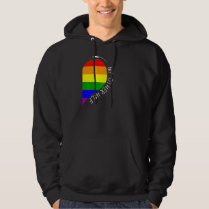 My Other Half Gay Heart Couple Rainbow Pride Cool  Hoodie