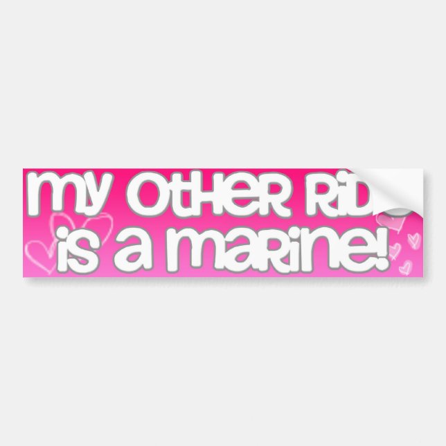 My Other Ride Bumper Sticker (Front)