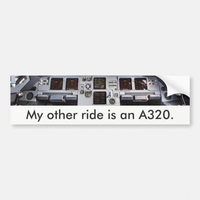 "My other ride est à A320." Autocollants (Devant)