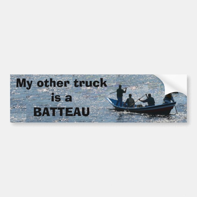 My other truck is a BATTEAU Bumper Sticker (Front)