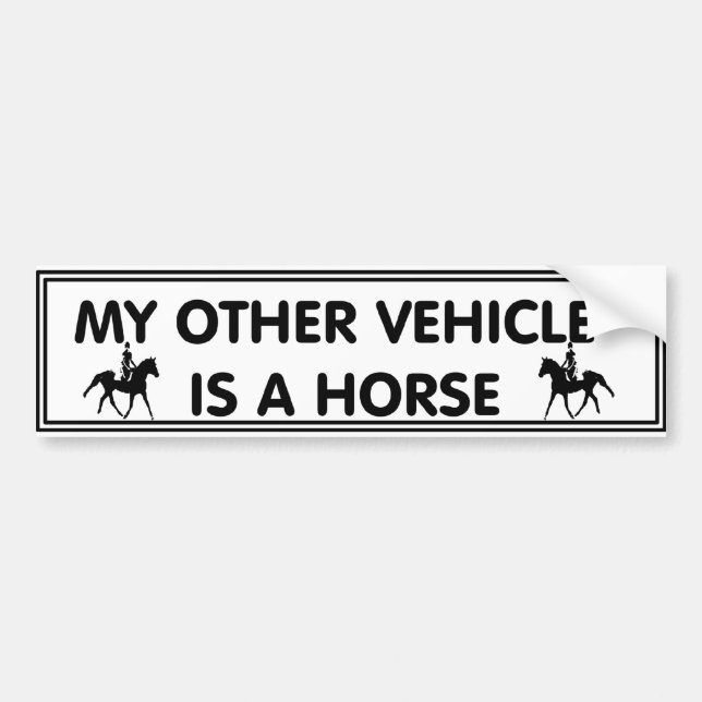 my other vehicle bumper sticker (Front)