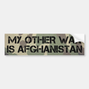 My Other War is Afghanistan Bumper Sticker