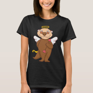 My Otter Is My Valentine Sea Otters Cupid Valentin T-Shirt