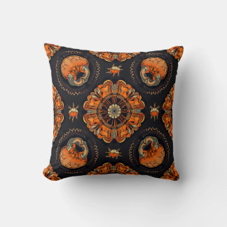 "My own luxurious Halloween cushion" Throw Pillow