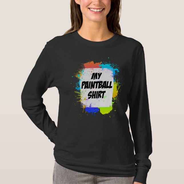 My Paintball  Paintball Player T-Shirt (Front)