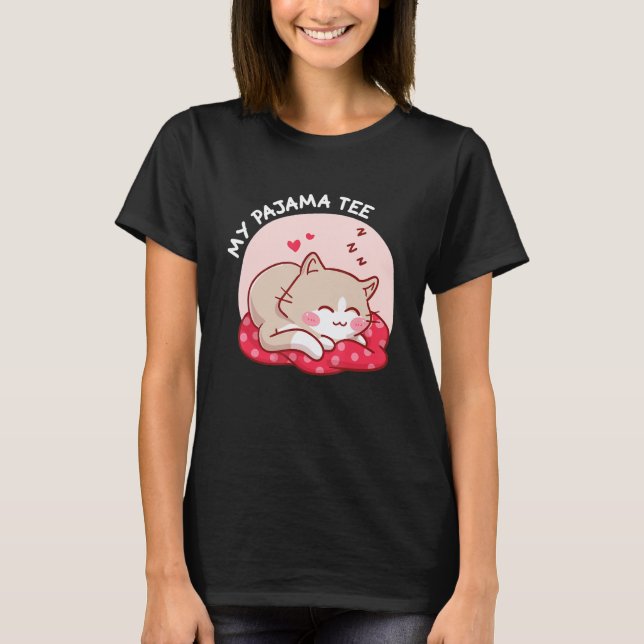 My Pajama Tee Cat (Front)