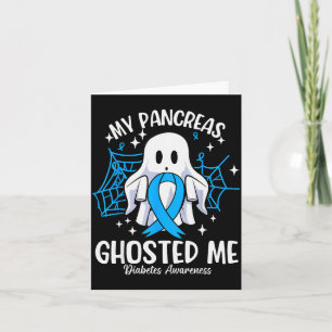 My Pancreas Ghosted Me Kids Funny Diabetes Type 1  Card