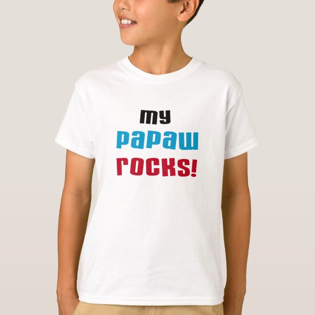 My Papaw Rocks T-shirts and Gifts (Front)