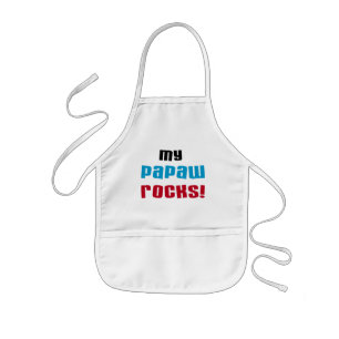 My Papaw Rocks T-shirts and Gifts Kids Apron