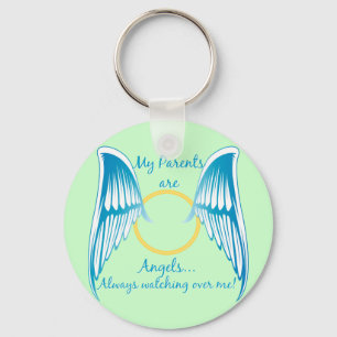My Parents are Angels Keychain