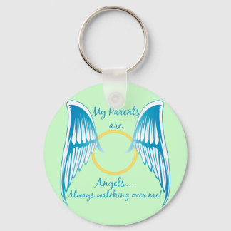 My Parents are Angels Keychain