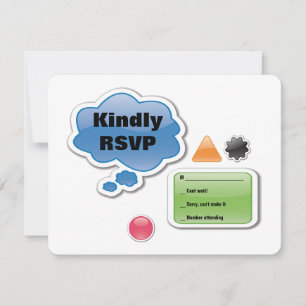 MY PARENTS ARE LAME Bat Bar Mitzvah Reply Card