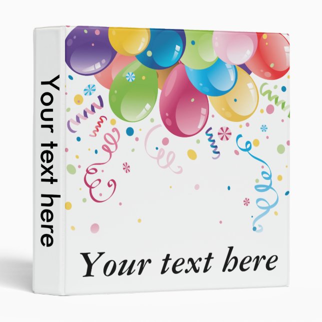 My Party Avery Binder (Front/Spine)