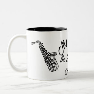 MY PASSION is the Saxophone Two-Tone Coffee Mug