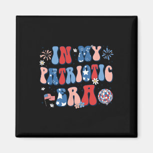 My Patriotic Era Retro 4th Of July Fourth Girls Gr Magnet