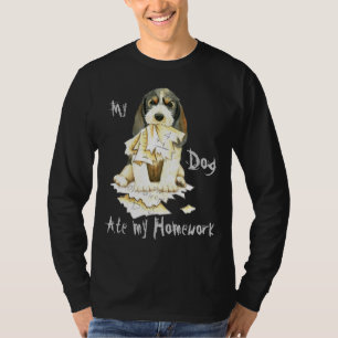 My PBGV Ate My Homework T-Shirt