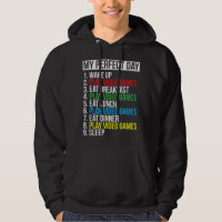 My Perfect Day Video Games Funny Cool Gamer Gift