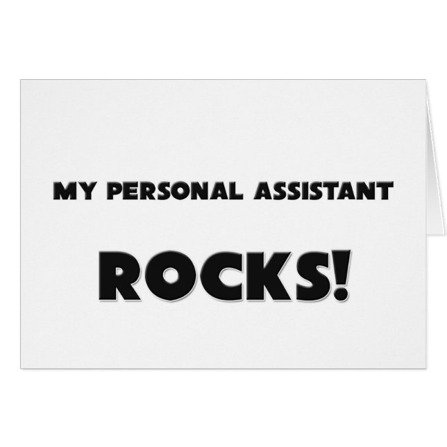 MY Personal Assistant ROCKS! (Front Horizontal)
