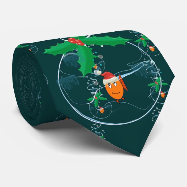 My Pet Fish - Customized Tie (Rolled)